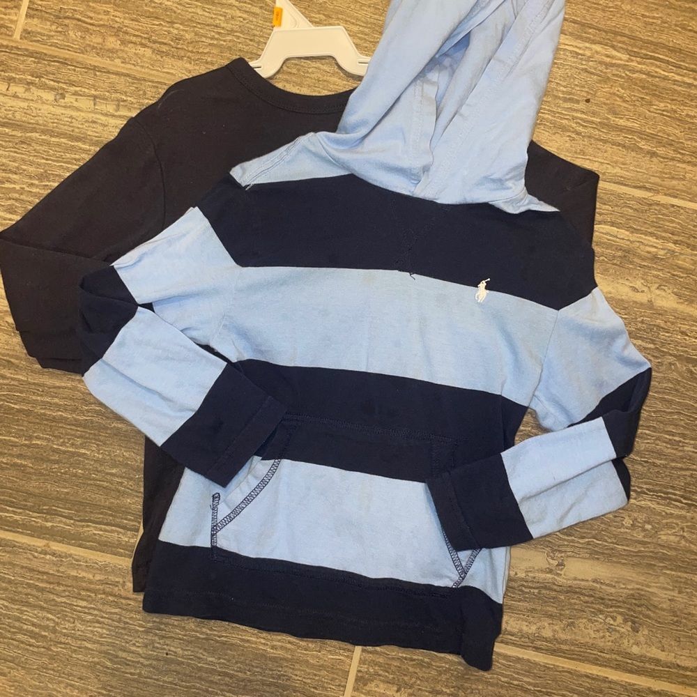 Polo/Gap-5T- Navy long-sleeve bundle-GUC - Picture 5 of 16